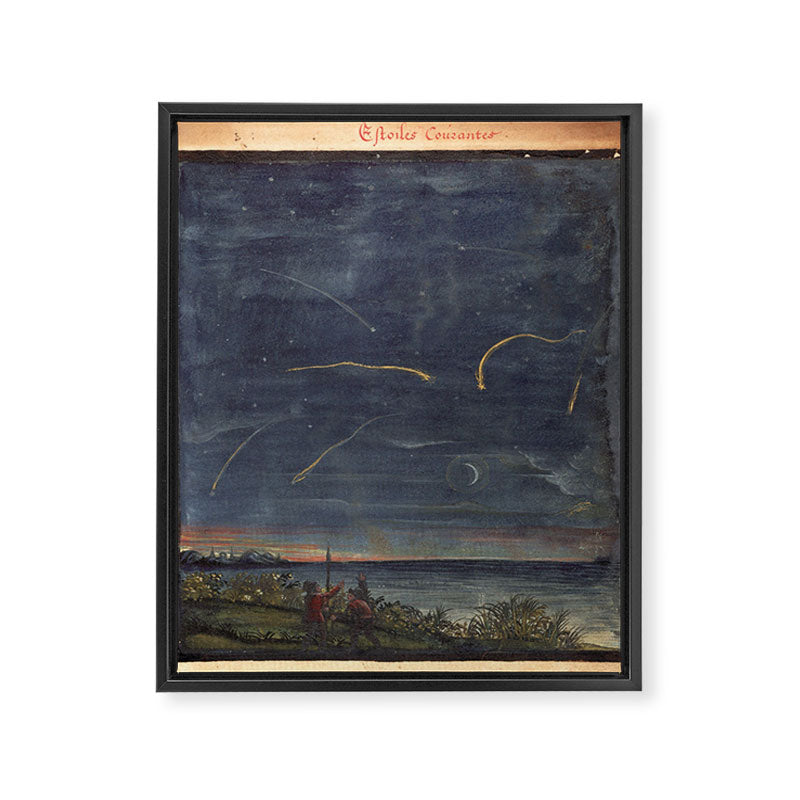 Art from "The Comet Book" (1587) Framed Canvas Print Gallery Image 6