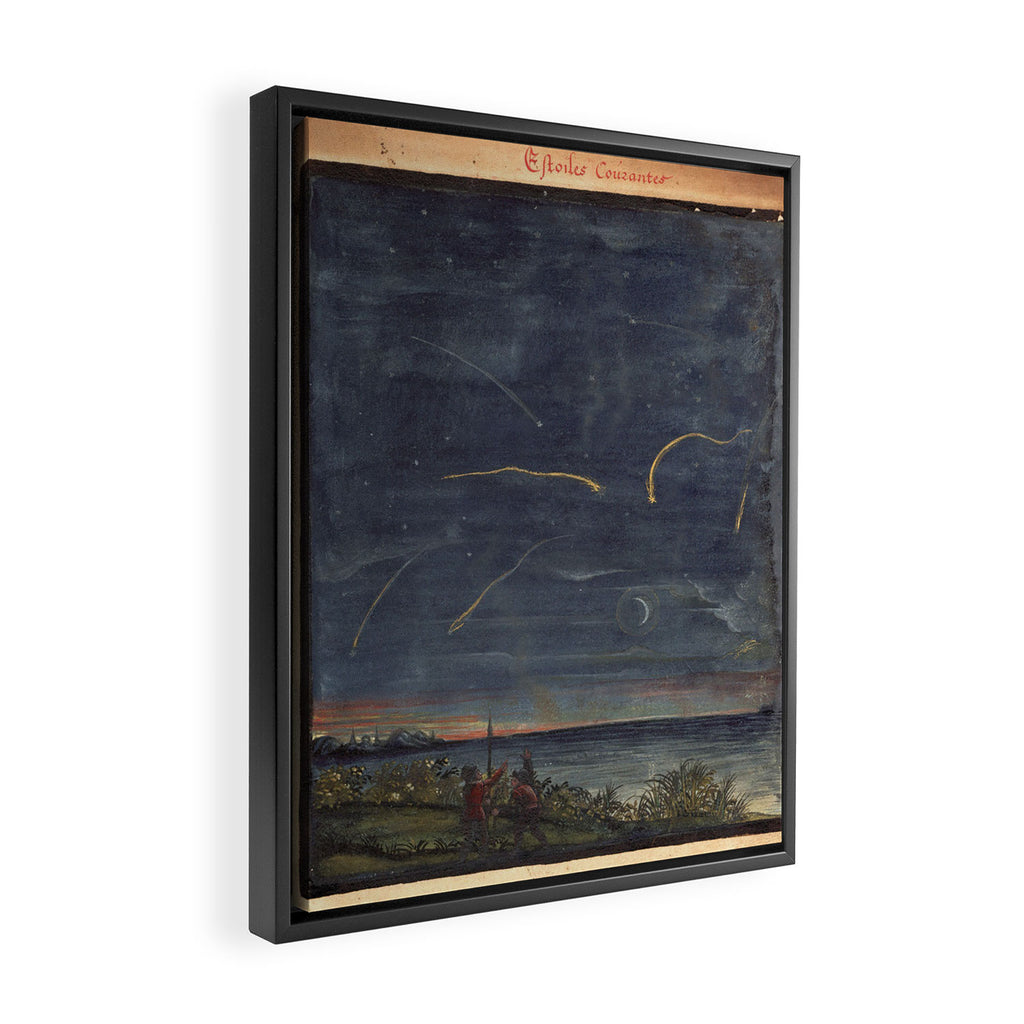 Art from "The Comet Book" (1587) Framed Canvas Print Gallery Image 2