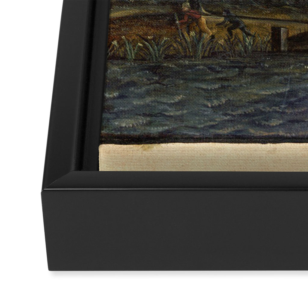 Art from "The Comet Book" (1587) Framed Canvas Print Gallery Image 3