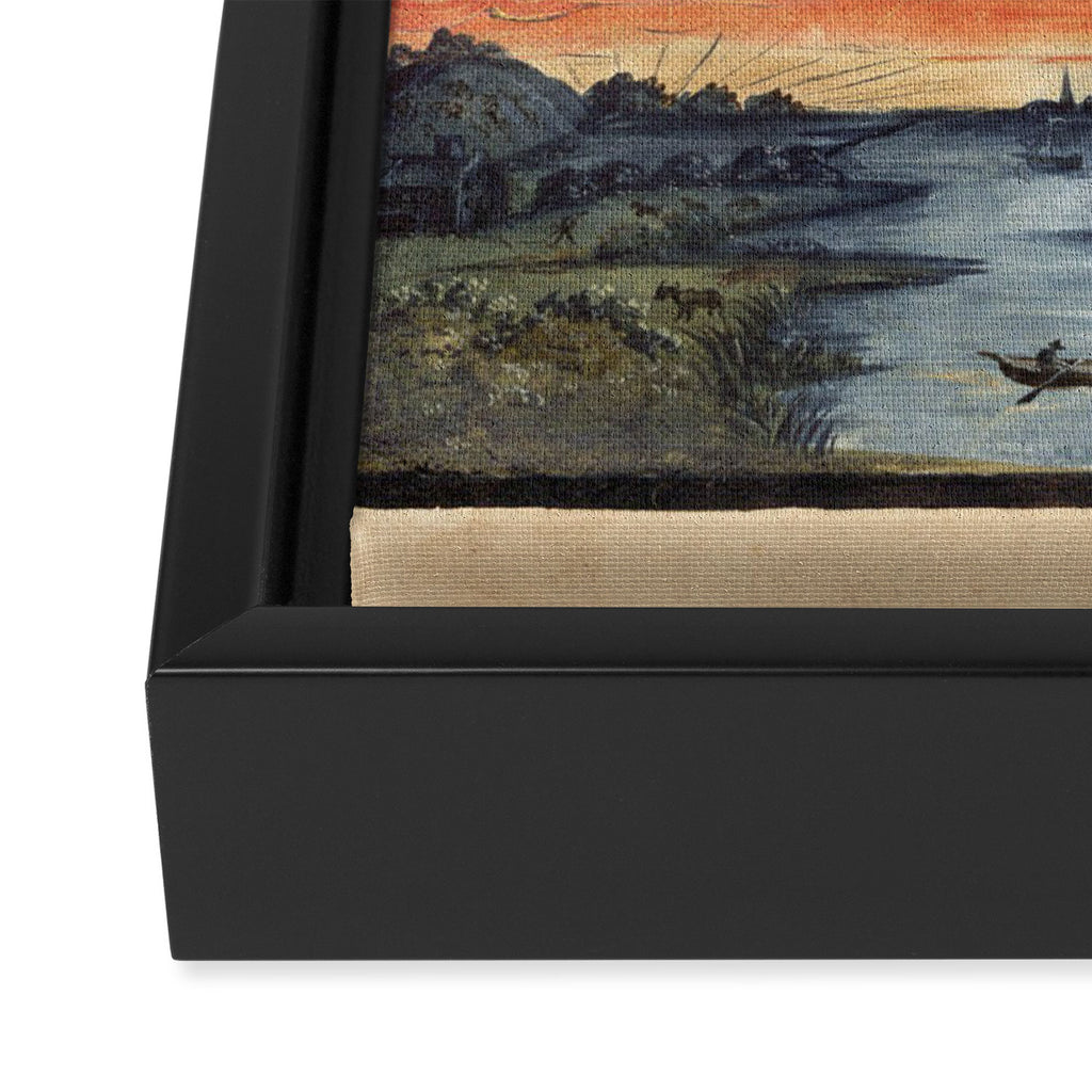 Art from "The Comet Book" (1587) Framed Canvas Print Gallery Image 3