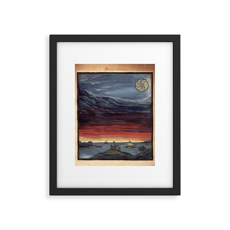 Art from "The Comet Book" (1587) Framed Art Print Gallery Image 5