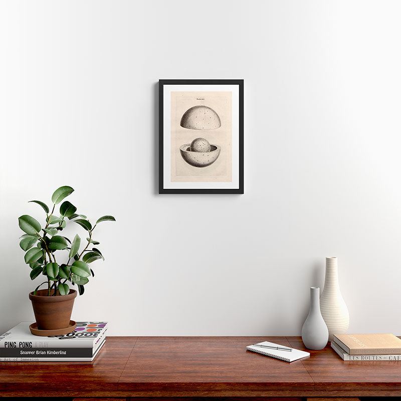 Art from Thomas Wright's "An Original Theory or New Hypothesis of the Universe," 1750 Framed Art Print Gallery Image 2