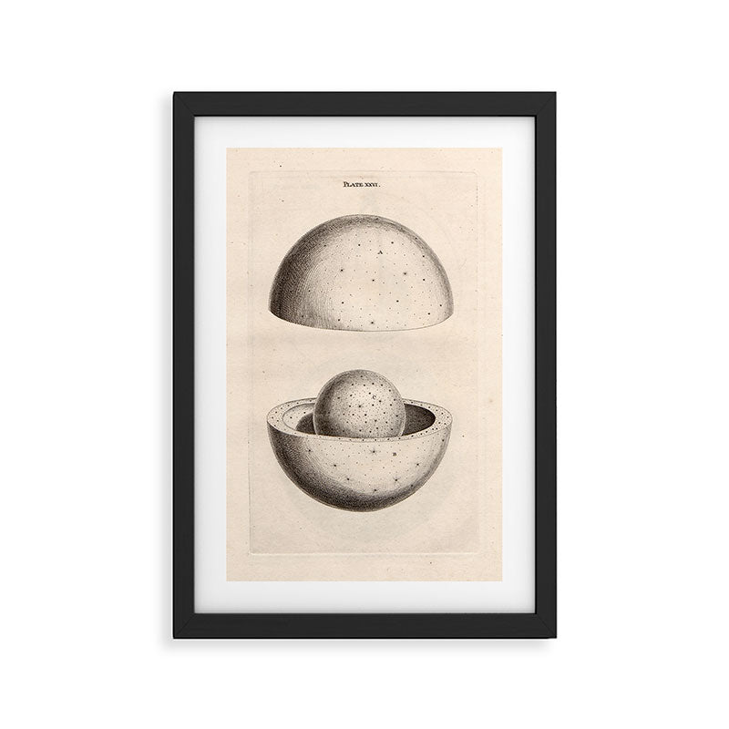 Art from Thomas Wright's "An Original Theory or New Hypothesis of the Universe," 1750 Framed Art Print Gallery Image 2