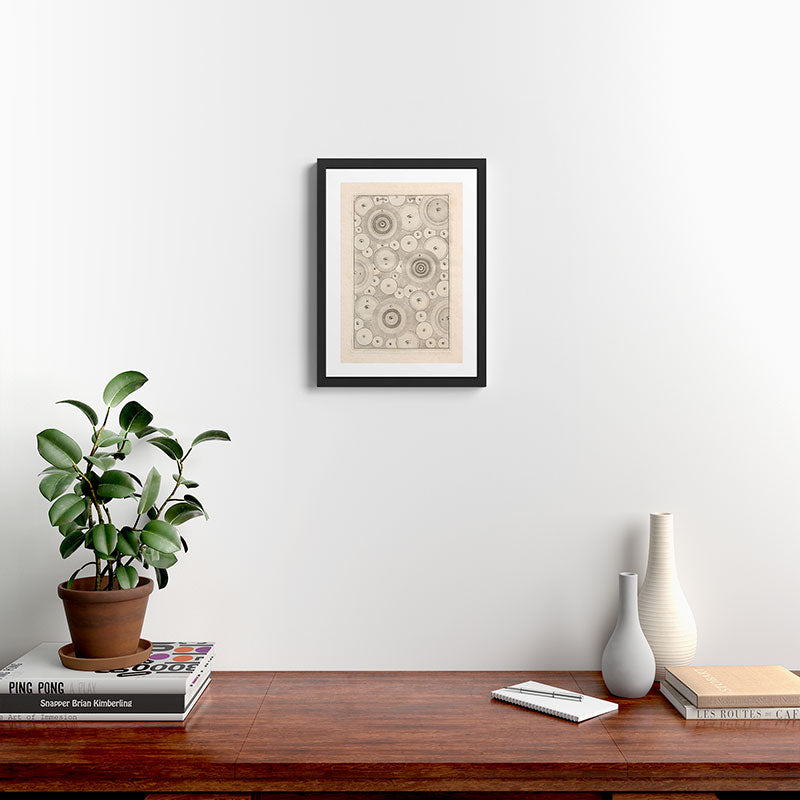 Art from Thomas Wright's "An Original Theory or New Hypothesis of the Universe," 1750 Framed Art Print Gallery Image 2