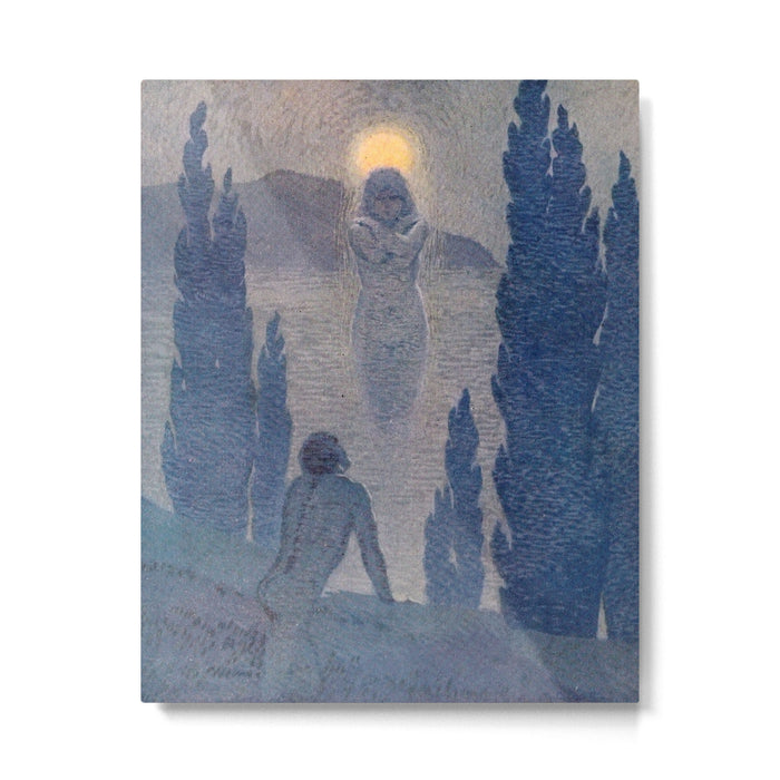 "As I see my soul reflected in Nature" (Margaret C. Cook, Leaves of Grass, 1913) Metal Print Gallery Image 1