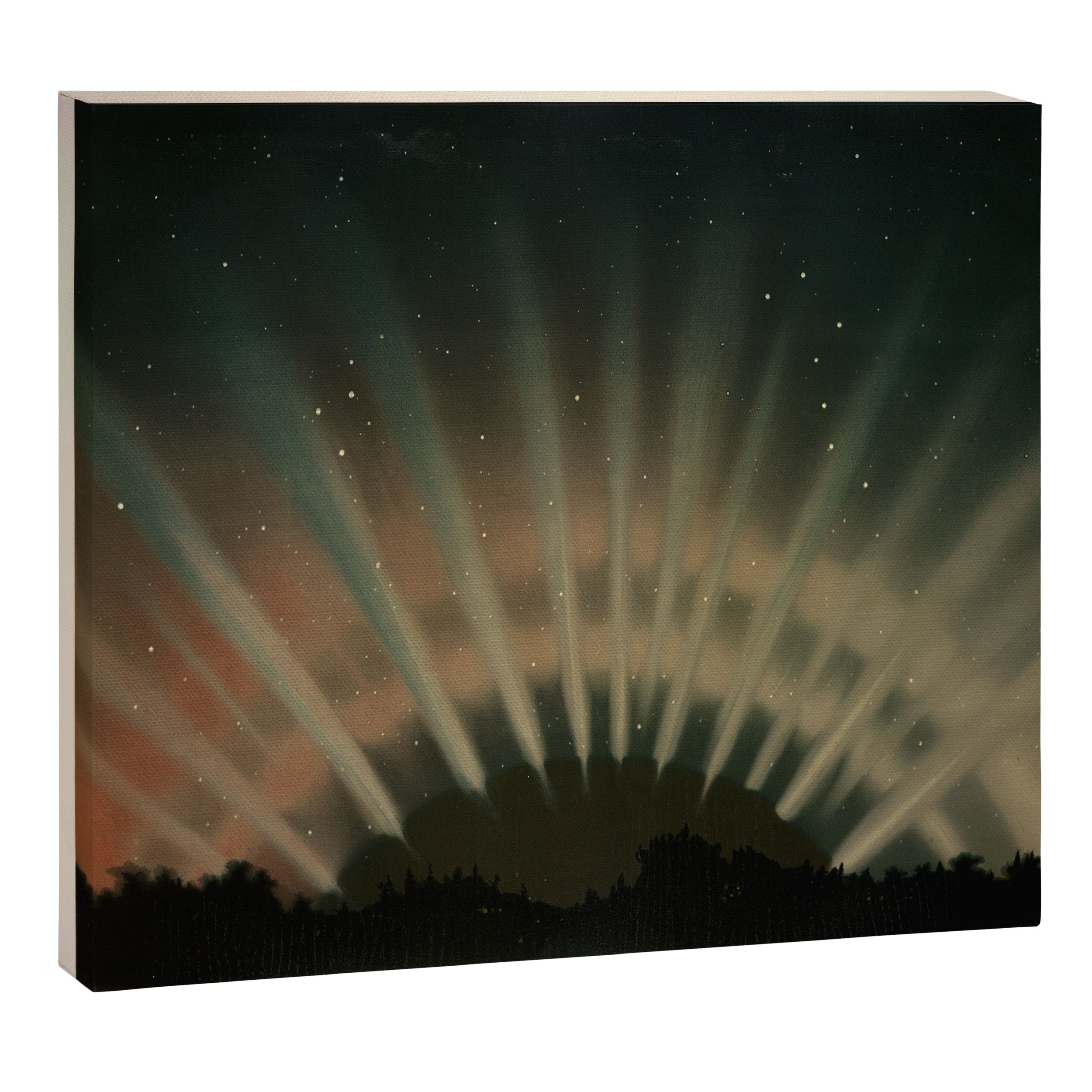 Aurora Borealis by Étienne Léopold Trouvelot (1872) Canvas Print Gallery Image 12