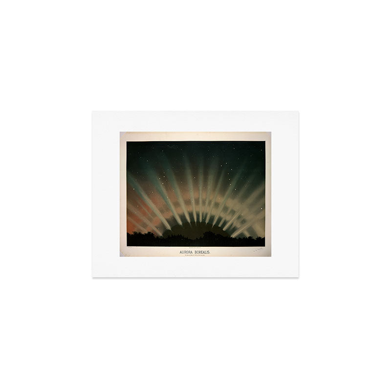 Aurora Borealis by Étienne Léopold Trouvelot (1872) Art Print Gallery Image 1