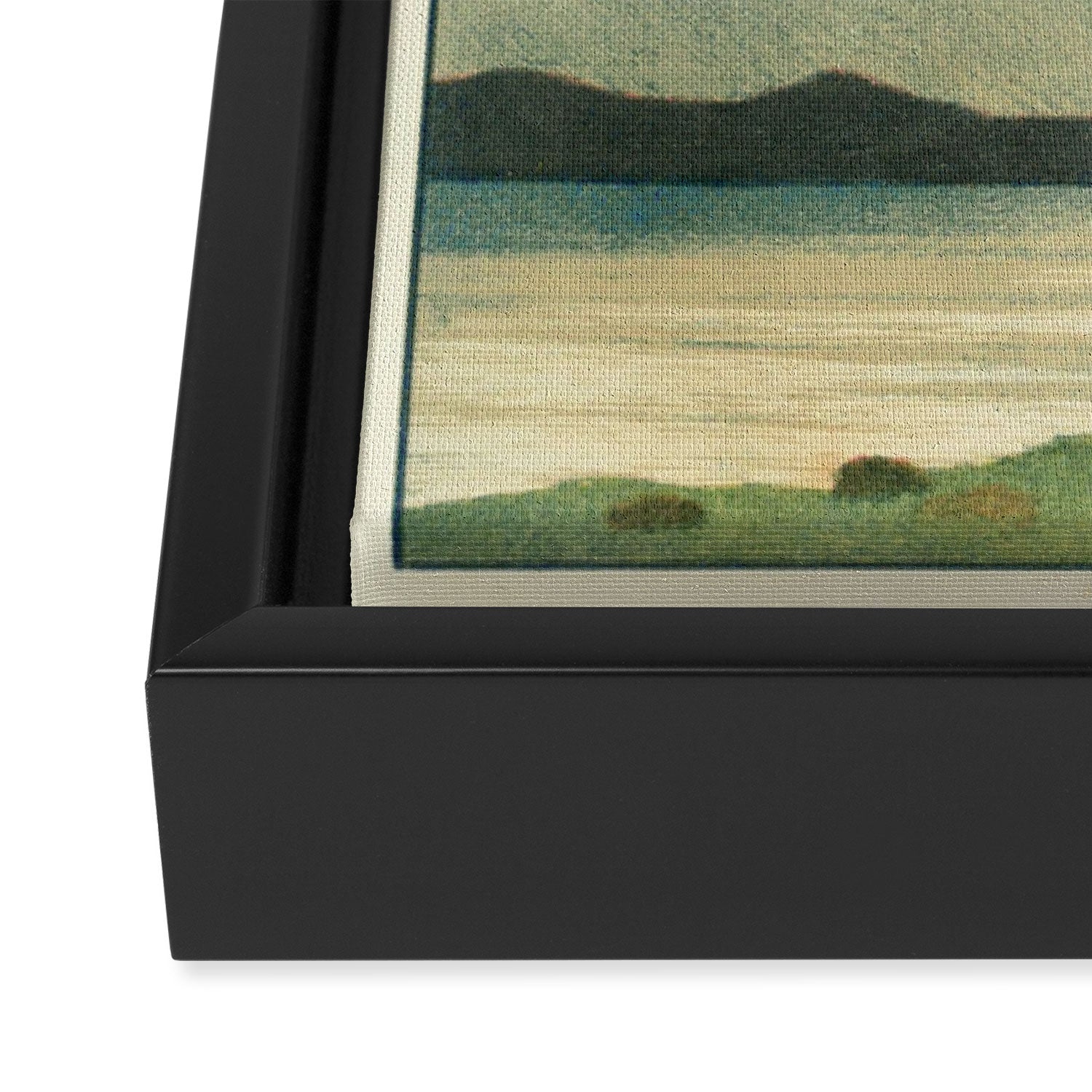 Aurora Borealis from "Lâaurore borÃ©ale" by Selim LemstrÃ¶m, 1886 Framed Canvas Print Gallery Image 3