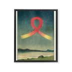 Aurora Borealis from "Lâaurore borÃ©ale" by Selim LemstrÃ¶m, 1886 Framed Canvas Print Gallery Image 6
