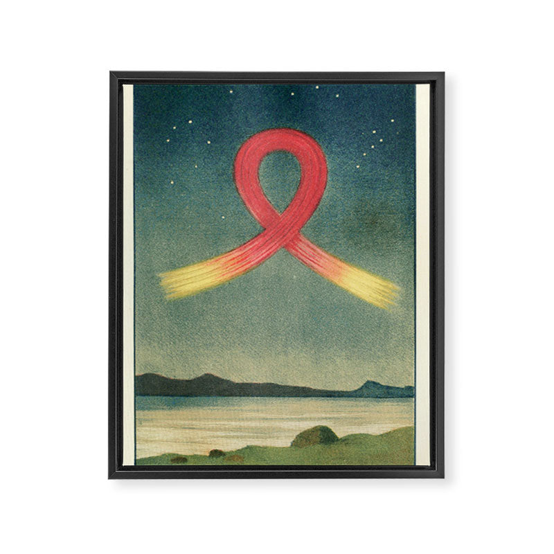 Aurora Borealis from "Lâaurore borÃ©ale" by Selim LemstrÃ¶m, 1886 Framed Canvas Print Gallery Image 6