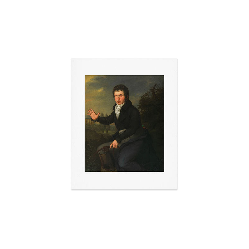 Beethoven by Josef Willibrord Mähler circa 1804-1805 Art Print Gallery Image 1