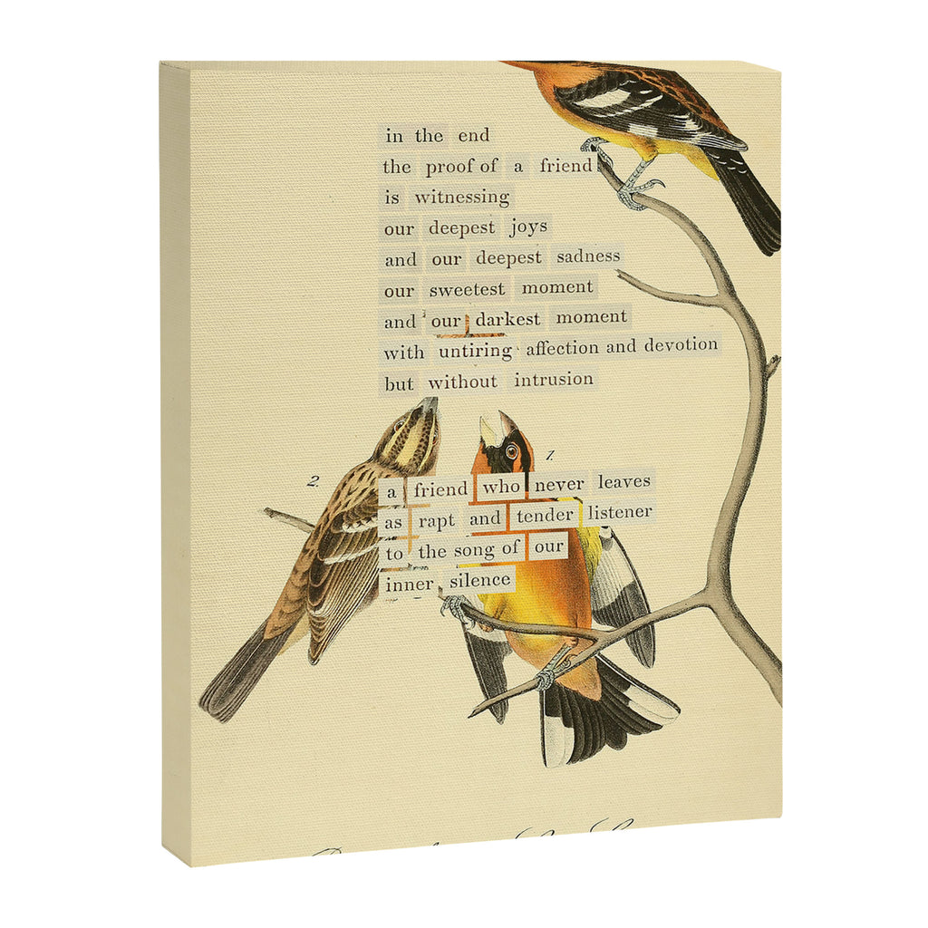 Bird Divinations: Black-headed Song-grosbeak (about: almanacofbirds.org)  Canvas Print Gallery Image 6
