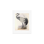 Bird Divinations: Common Crane (about: almanacofbirds.org) Art Print Gallery Image 1