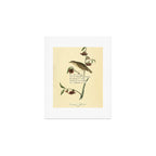 Bird Divinations: Dwarf Thrush (about: almanacofbirds.org) Art Print Gallery Image 1
