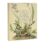 Bird Divinations: Field Bunting (about: almanacofbirds.org) Canvas Print Gallery Image 6