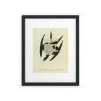Bird Divinations: Frigate Pelican (about: almanacofbirds.org) Framed Art Print Gallery Image 4