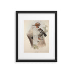 Bird Divinations: Hoopoe (about: almanacofbirds.org) Framed Art Print Gallery Image 5