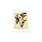Bird Divinations: Ivory-Billed Woodpecker (about: almanacofbirds.org) Art Print Gallery Image 1
