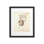 Bird Divinations: Penduline Tit (about: almanacofbirds.org) Framed Art Print Gallery Image 5