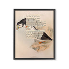 Bird Divinations: Puffin (about: almanacofbirds.org) Framed Canvas Print Gallery Image 6