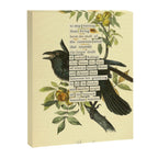 Bird Divinations: Raven (about: almanacofbirds.org) Canvas Print Gallery Image 6