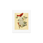 Bird Divinations: Summer Red-bird (about: almanacofbirds.org)  Art Print Gallery Image 1