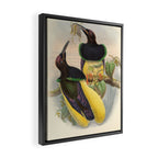 Birds-of-paradise (Seleucides Negricans) by John Gould, 1875-1888 (benefitting the Nature Conservancy) Framed Canvas Print Gallery Image 2