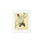 Bohemian Chatterer from 'An Almanac of Birds - Divinations for Uncertain Days' (almanacofbirds.org) Art Print Gallery Image 1