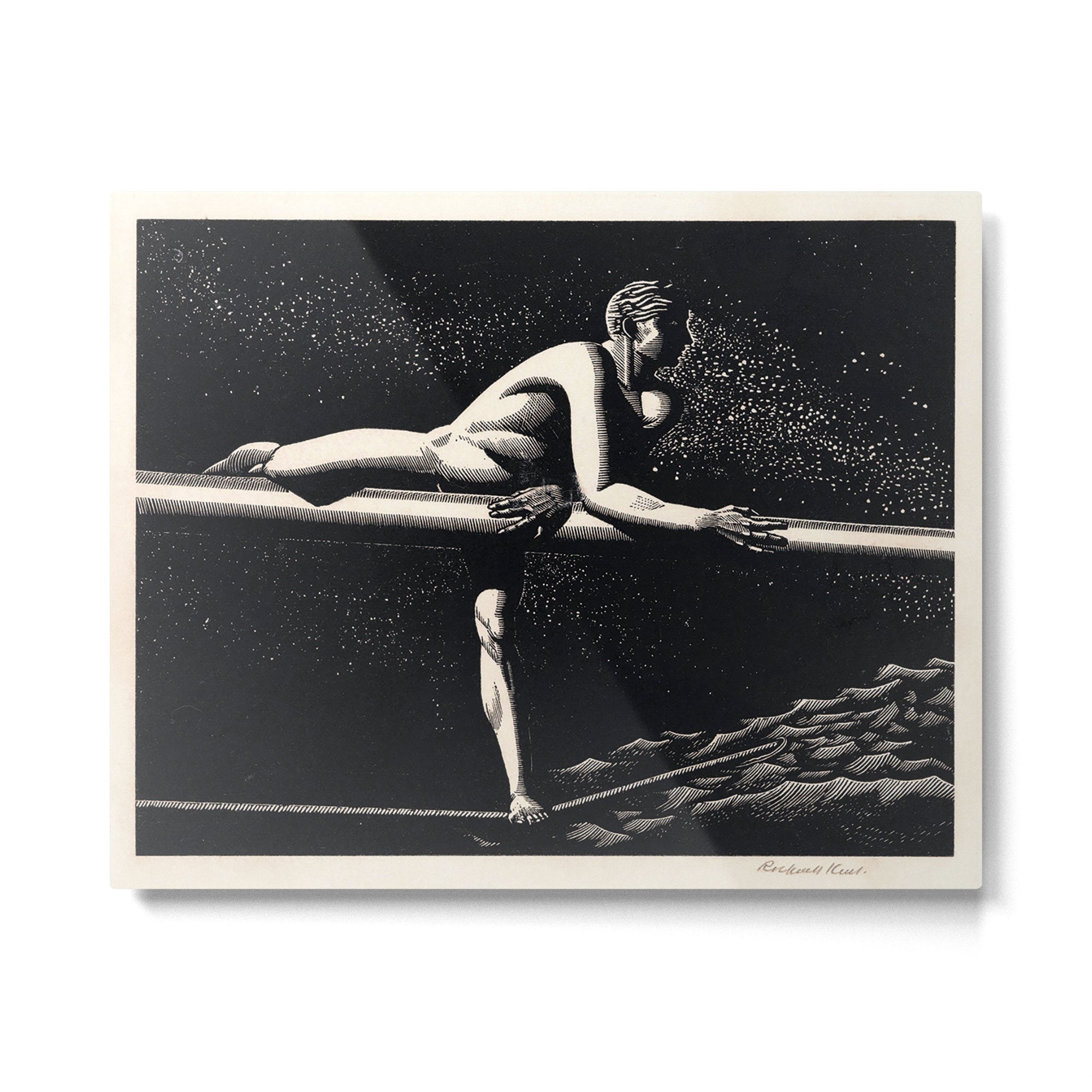 "Bowspirit" by Rockwell Kent (1930) Metal Print Gallery Image 4