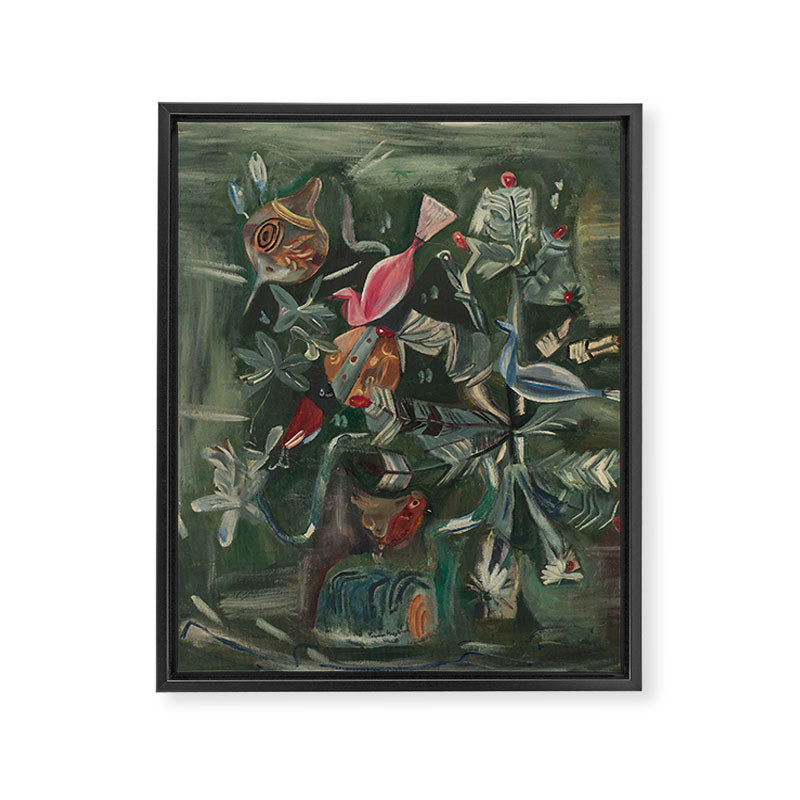 Christmas Tree by Frances Hodgkins # 1940s Framed Canvas Print Gallery Image 6