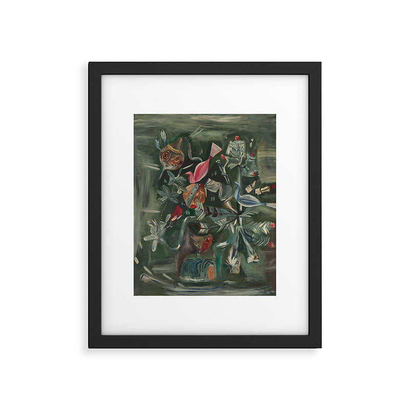 Christmas Tree by Frances Hodgkins # 1940s Framed Art Print Gallery Image 5