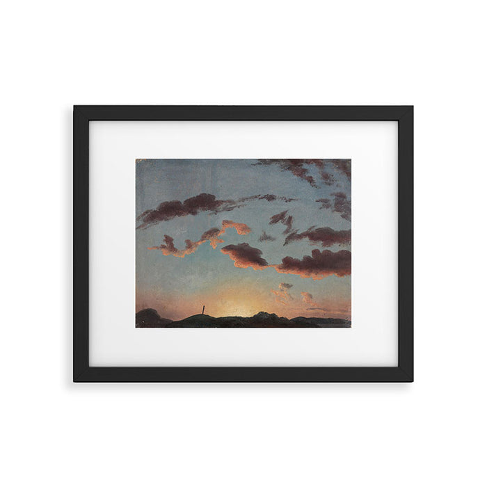 "Cloud Study" by Knud Baade, 1838 Framed Art Print Gallery Image 1