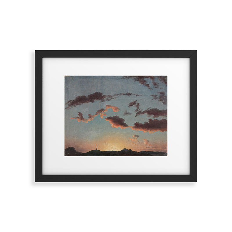 "Cloud Study" by Knud Baade, 1838 Framed Art Print Gallery Image 5