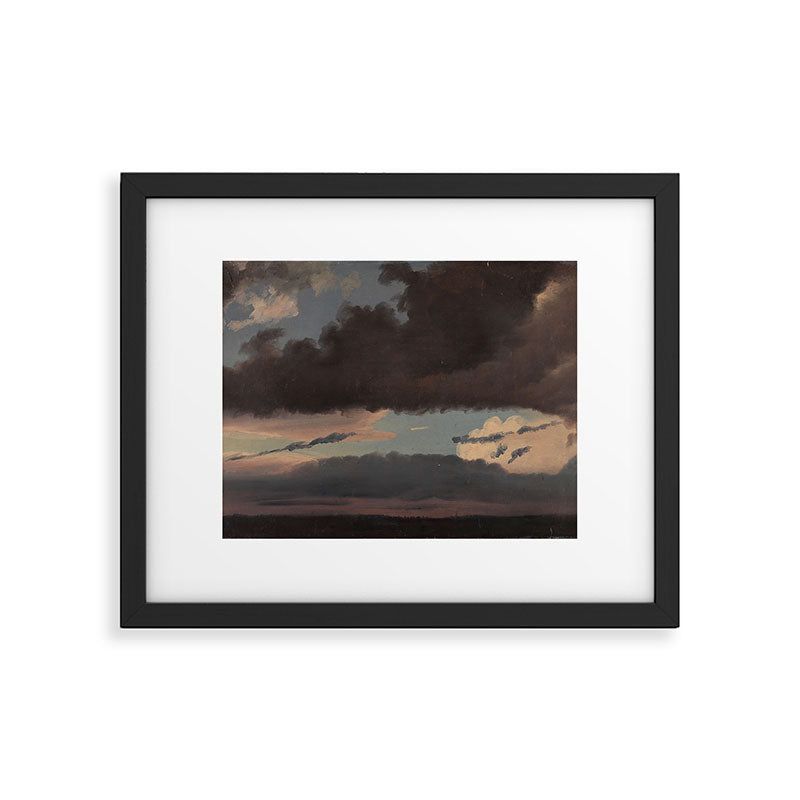 "Cloud Study" by Knud Baade, 1839 Framed Art Print Gallery Image 5