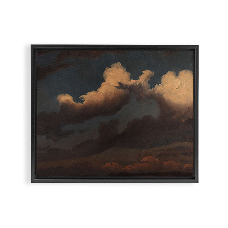 "Cloud Study" by Knud Baade, 1843 Framed Canvas Print Gallery Image 3