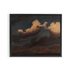 "Cloud Study" by Knud Baade, 1843 Framed Canvas Print Gallery Image 3