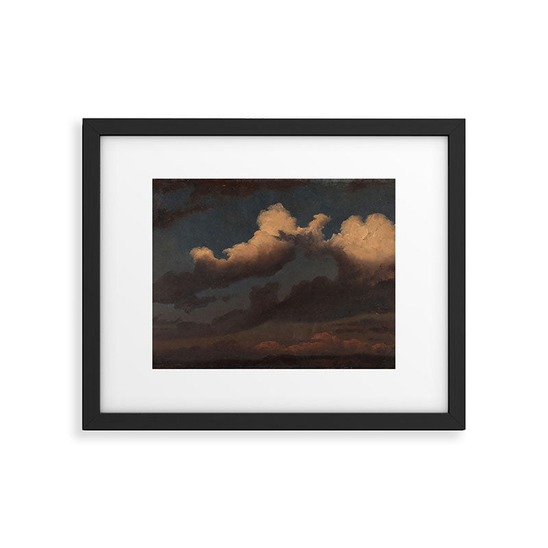 "Cloud Study" by Knud Baade, 1843 Framed Art Print Gallery Image 5