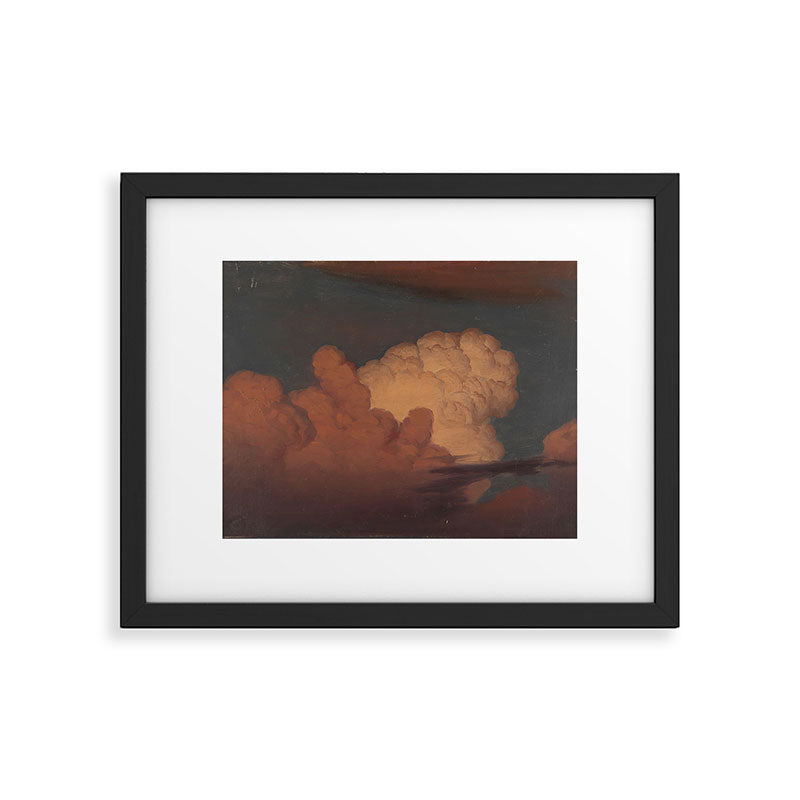 "Cloud Study" by Knud Baade, 1850 Framed Art Print Gallery Image 5