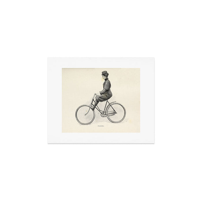"Coasting" from "Bicycling for Ladies" by Maria E. Ward, 1896 Art Print Gallery Image 1