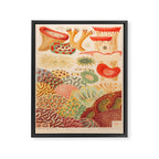 Corals from âThe Great Barrier Reef of Australiaâ by William Saville Kent, 1893 Framed Canvas Print Gallery Image 6