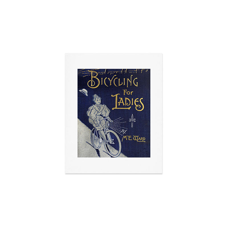 Cover of "Bicycling for Ladies" by Maria E. Ward, 1896 Art Print Gallery Image 1
