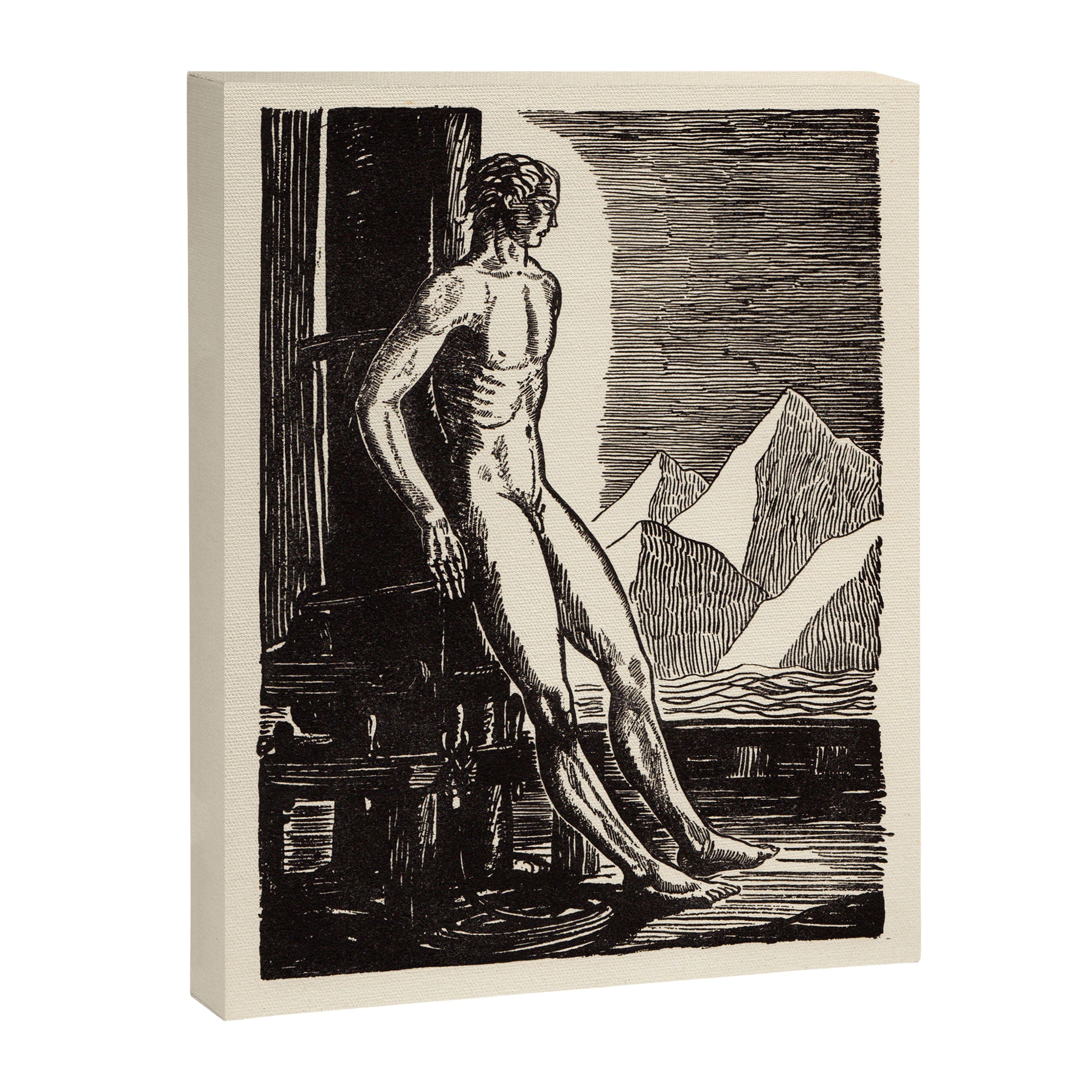 "Day" by Rockwell Kent (1919) Canvas Print Gallery Image 6