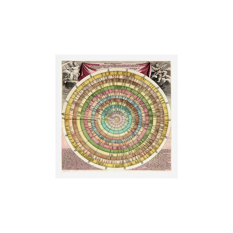 Discus Chronologicus: German time-model from the 1720s Art Print Gallery Image 1