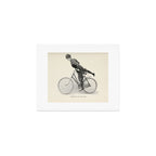"Dismounting Over the Wheel" from "Bicycling for Ladies" by Maria E. Ward, 1896 Art Print Gallery Image 1