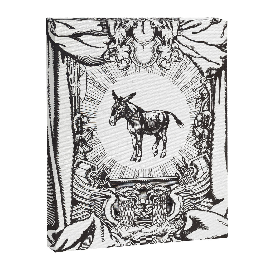 Donkey by Ivan Bilibin, 1906 Canvas Print Gallery Image 6