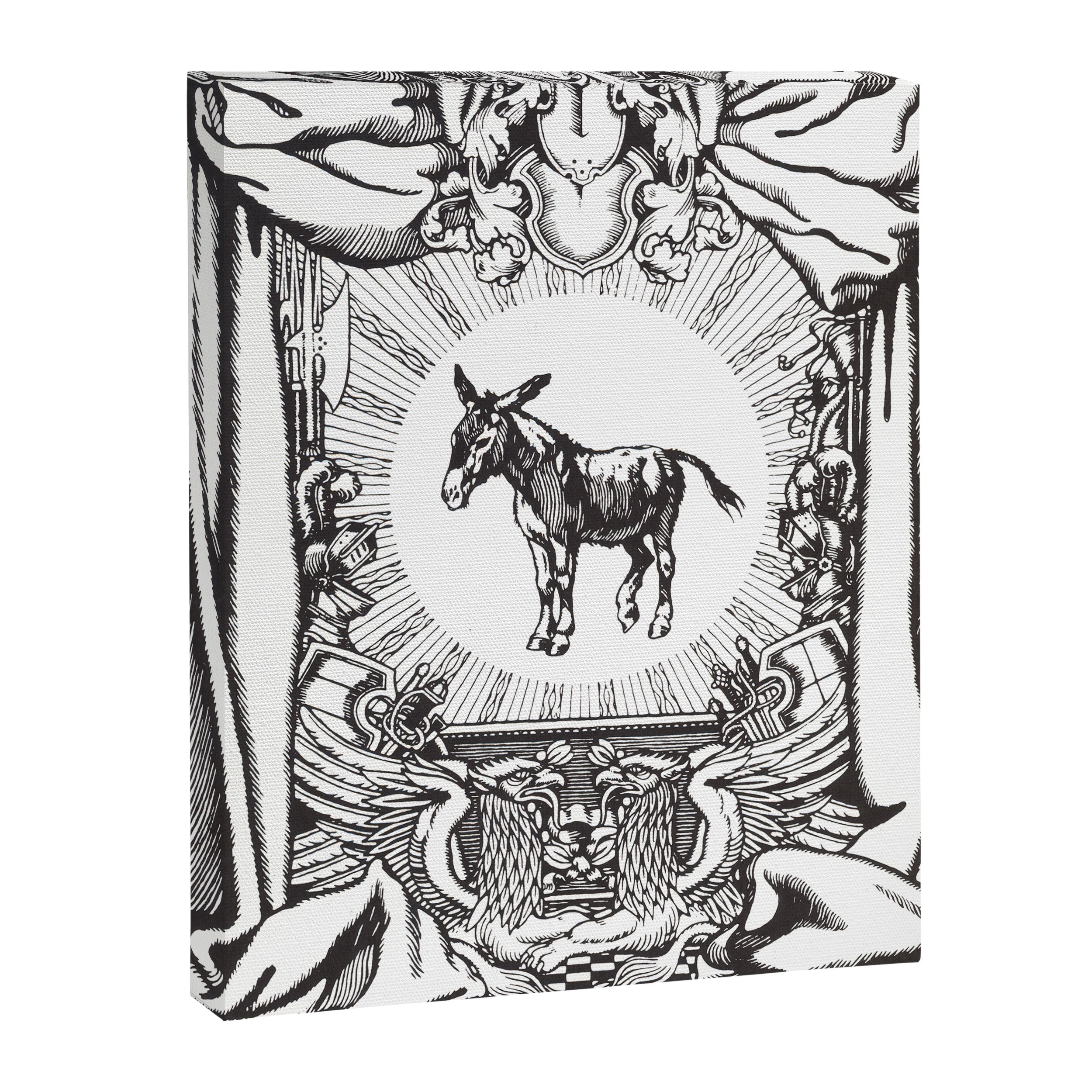 Donkey by Ivan Bilibin, 1906 Canvas Print Gallery Image 6