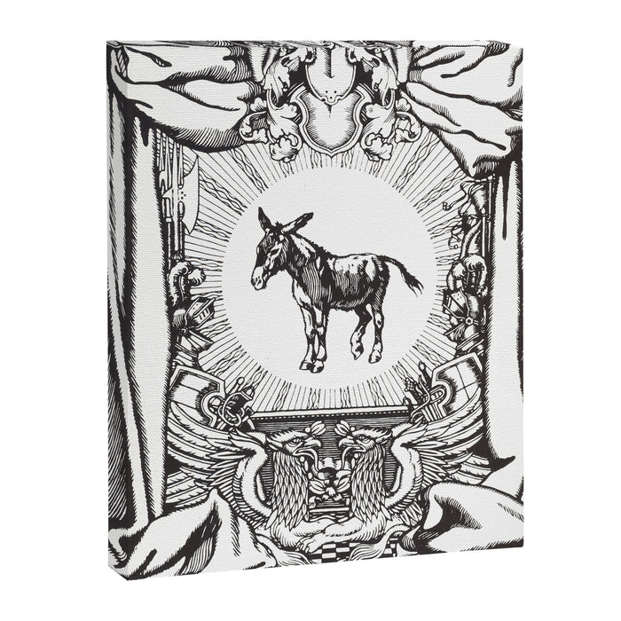 Donkey by Ivan Bilibin, 1906 Canvas Print Gallery Image 1