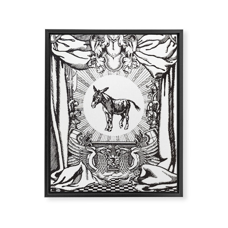 Donkey by Ivan Bilibin, 1906 Framed Canvas Print Gallery Image 6