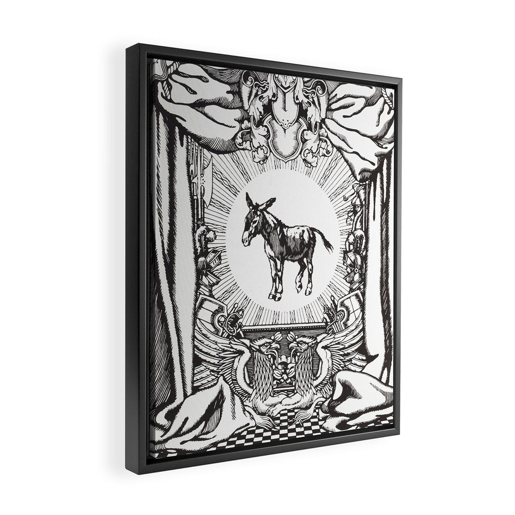 Donkey by Ivan Bilibin, 1906 Framed Canvas Print Gallery Image 2