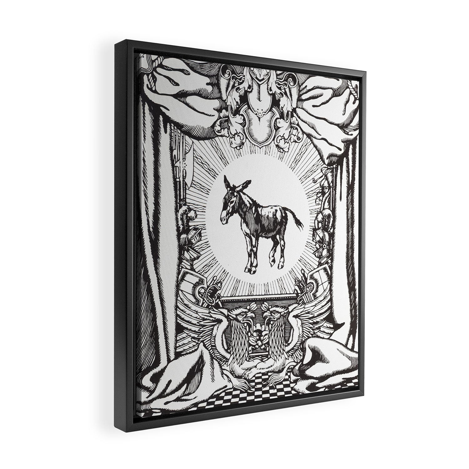 Donkey by Ivan Bilibin, 1906 Framed Canvas Print Gallery Image 2
